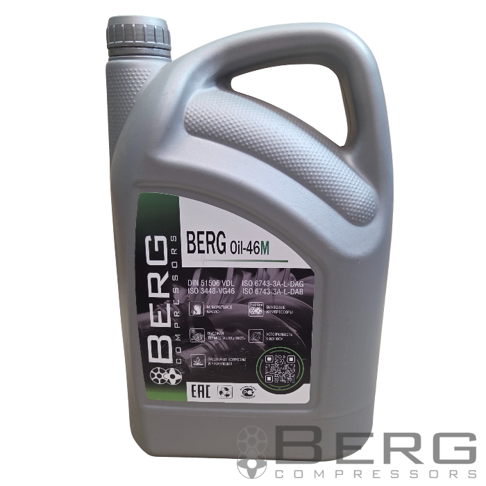 Масло компрессорное BERG OIL-46M (5 л)