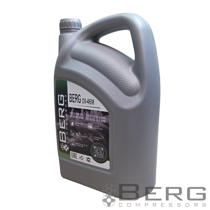 Масло компрессорное BERG OIL-46M (5 л)
