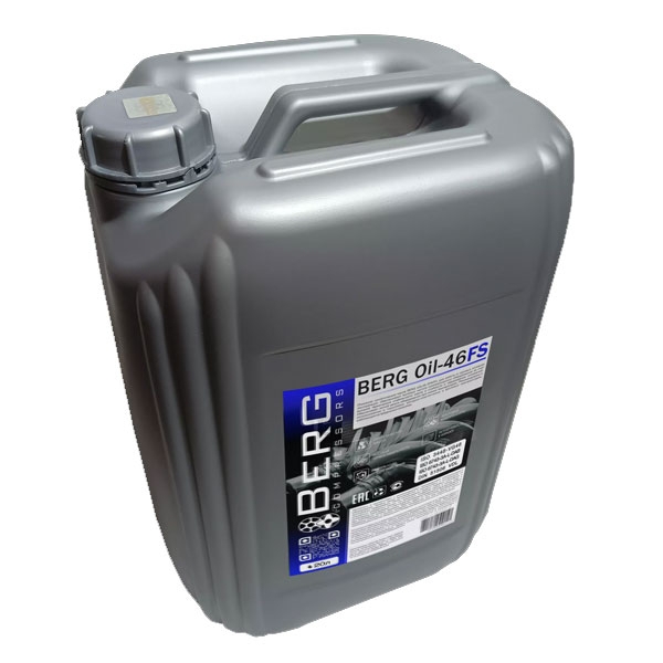 Масло компрессорное BERG-OIL 46FS (20 л) Масло компрессорное BERG-OIL 46FS (20 л)