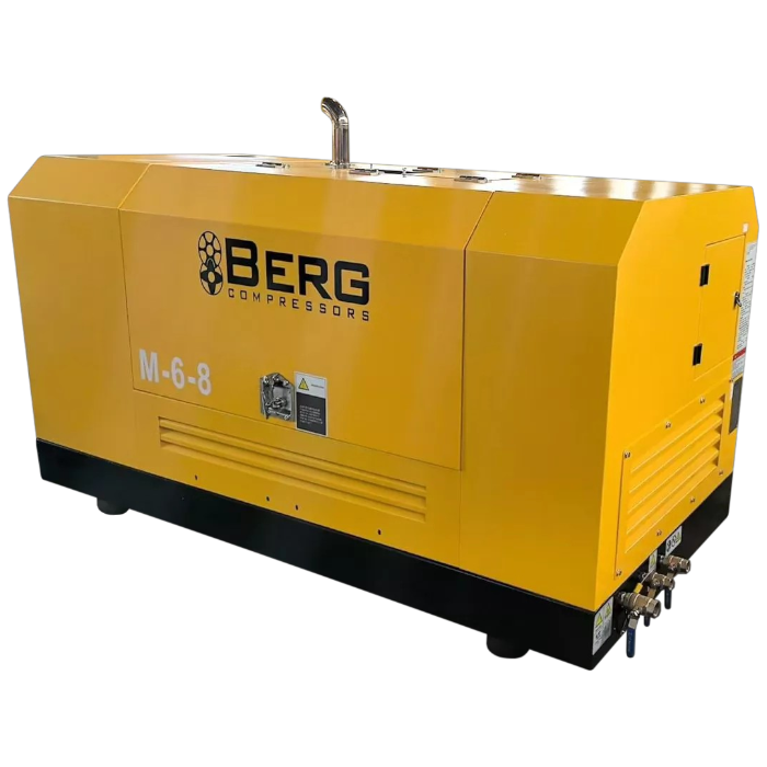 Дизельный винтовой компрессор BERG М-6-8 Дизельный винтовой компрессор BERG М-6-8